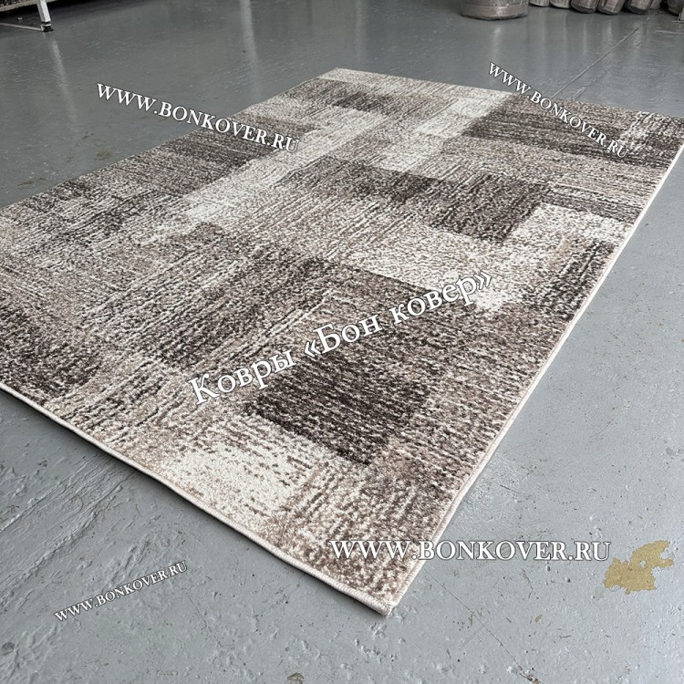 Бежево-Коричневый Ковер Арт 29876 Прямоугольный