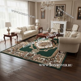 Ковер Лайт Карпет Арт 25701 Зеленый