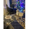 Турецкий Ковер Для Медальон Дизайн 30573 Синий