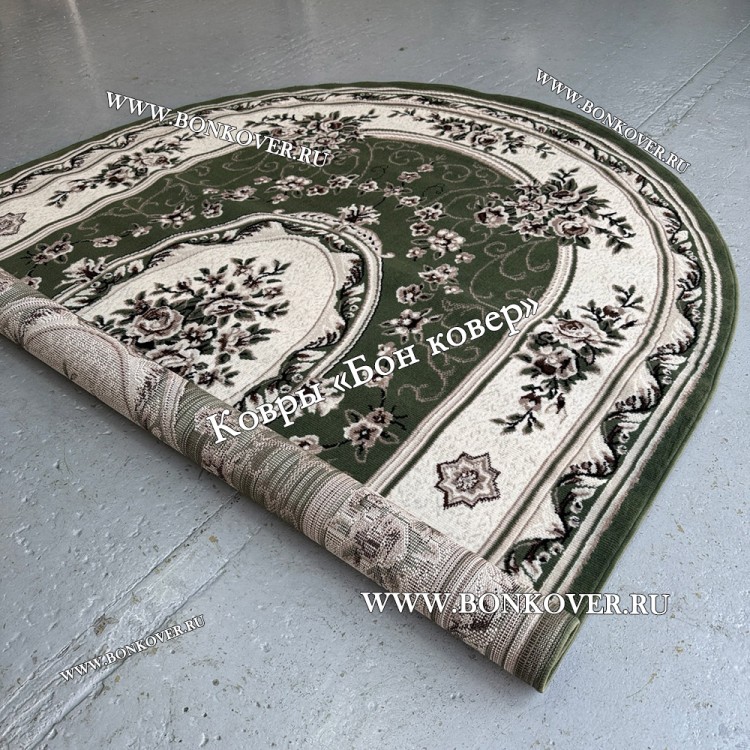 Ковер Лайт Карпет New 4 Дизайн 02 Зеленый Овал